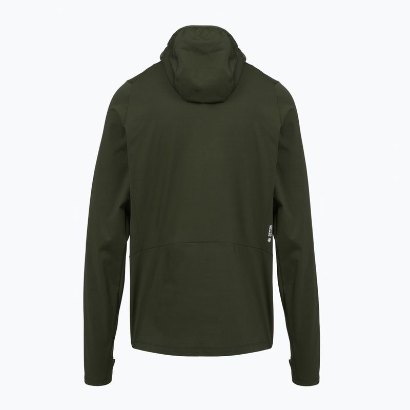 Мъжки трекинг суитшърт Salewa Puez Sun Hoodie dark olive 2