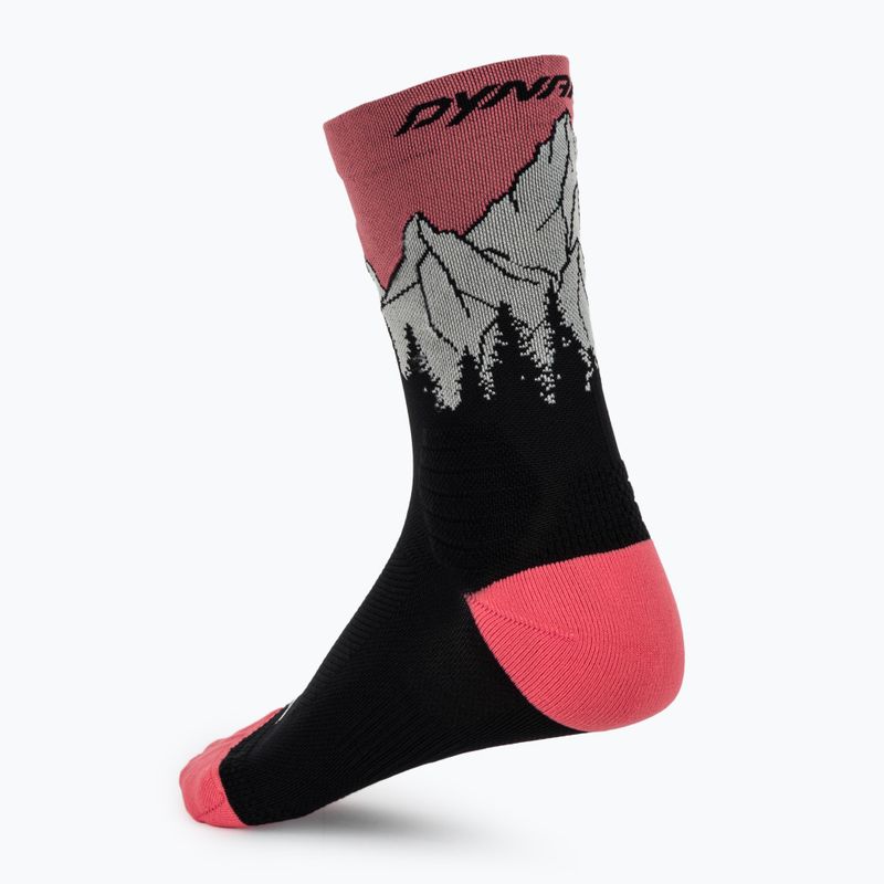 Чорапи DYNAFIT Traverse Crew black out ultra coral/6a10 2