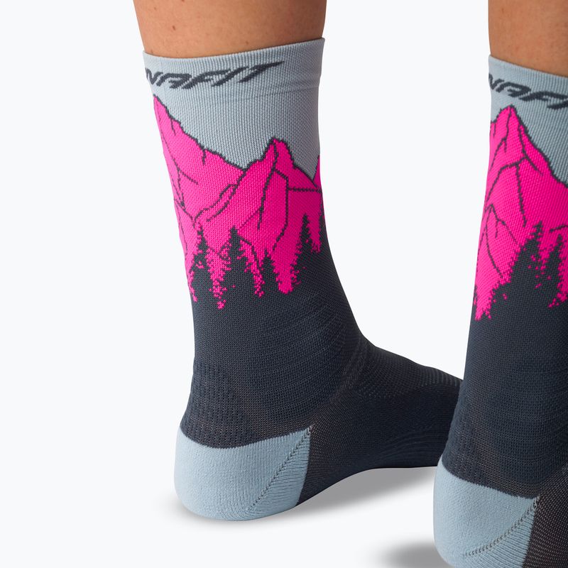 Чорапи DYNAFIT Traverse Crew cinder pink glo/6070 10