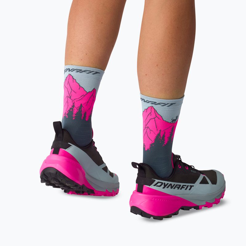 Скиорски чорапи DYNAFIT Traverse Crew cinder pink glo/6070 6