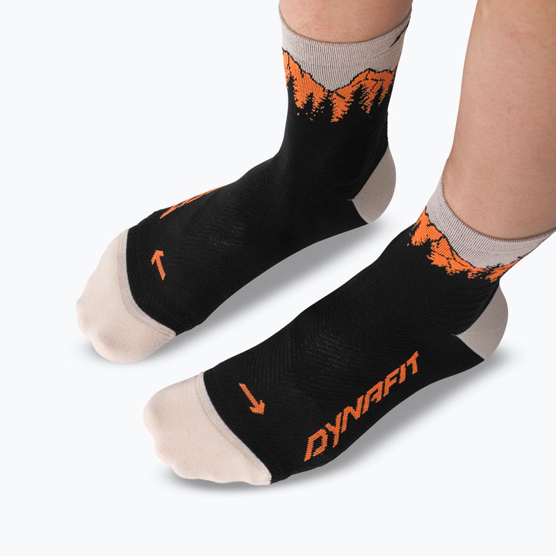 Скиорски чорапи DYNAFIT Traverse Mid black out ultra orange/4220 3