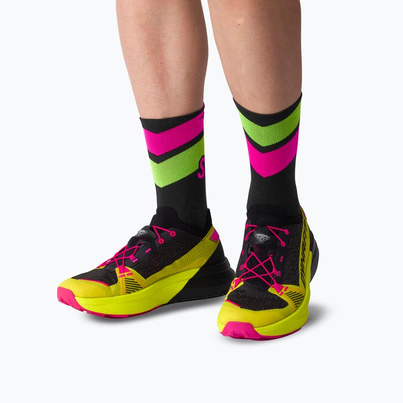 Чорапи DYNAFIT Ultra Crew black out ultra yellow/5A30 7