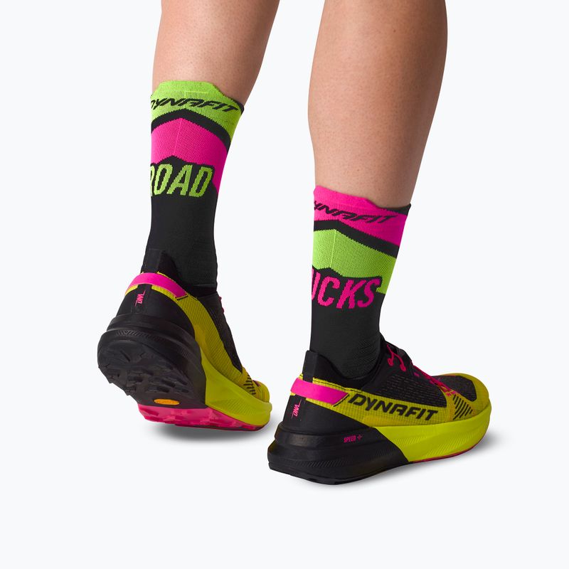 Чорапи DYNAFIT Ultra Crew black out ultra yellow/5A30 8