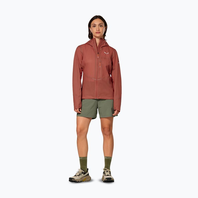 Дамско водоустойчиво яке Salewa Pedroc 2 PTX 2.5 Light etruscan red 2