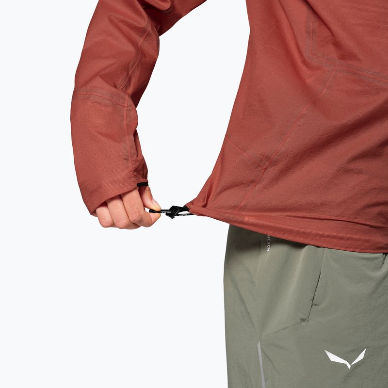 Дамско водоустойчиво яке Salewa Pedroc 2 PTX 2.5 Light etruscan red 6