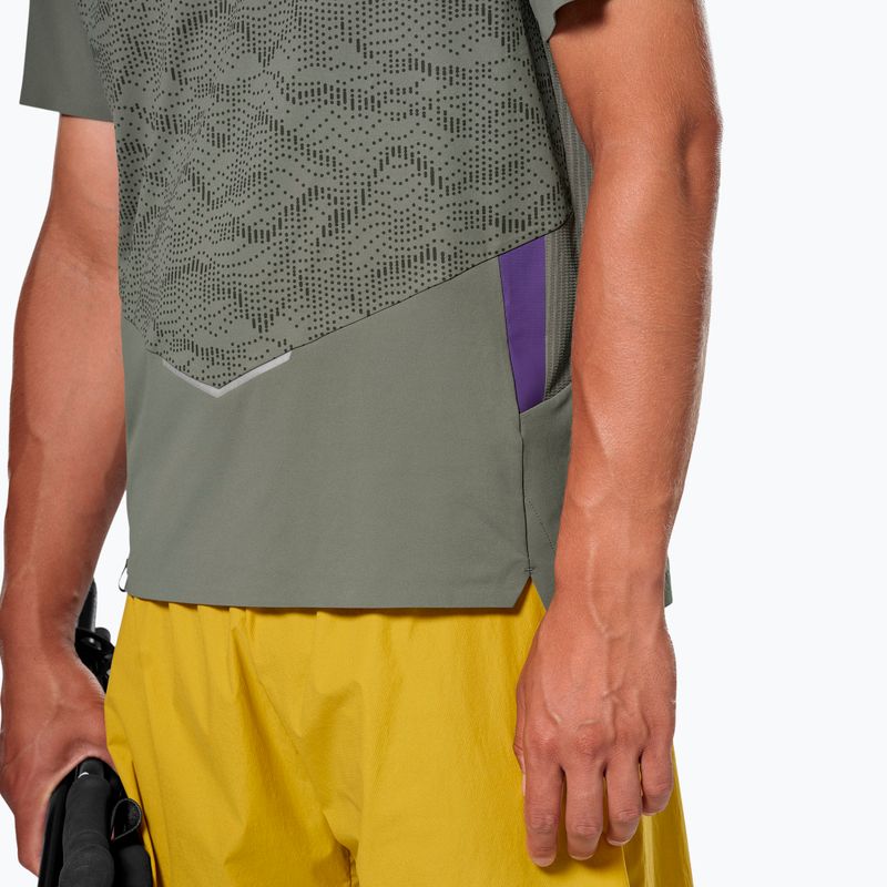 Мъжка тениска Salewa Pedroc Tech Dry faded green 4