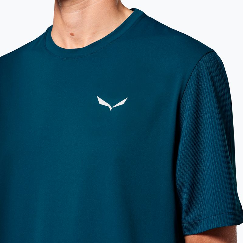 Мъжка тениска Salewa Pedroc Dry Hyb pond blue 4