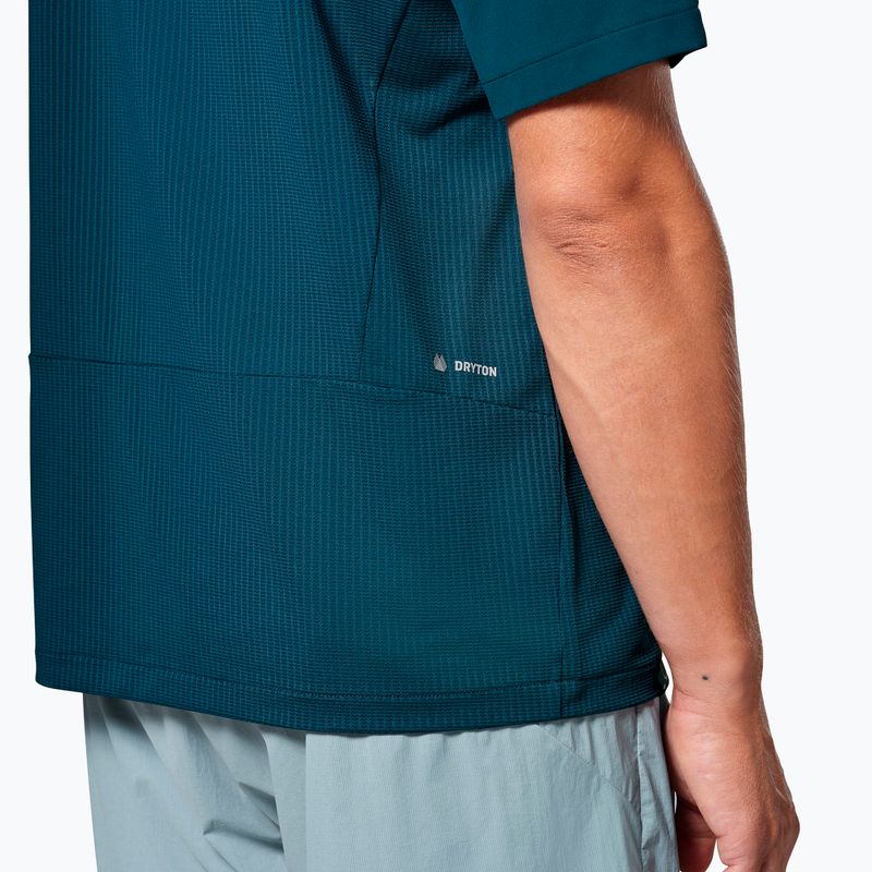 Мъжка тениска Salewa Pedroc Dry Hyb pond blue 5