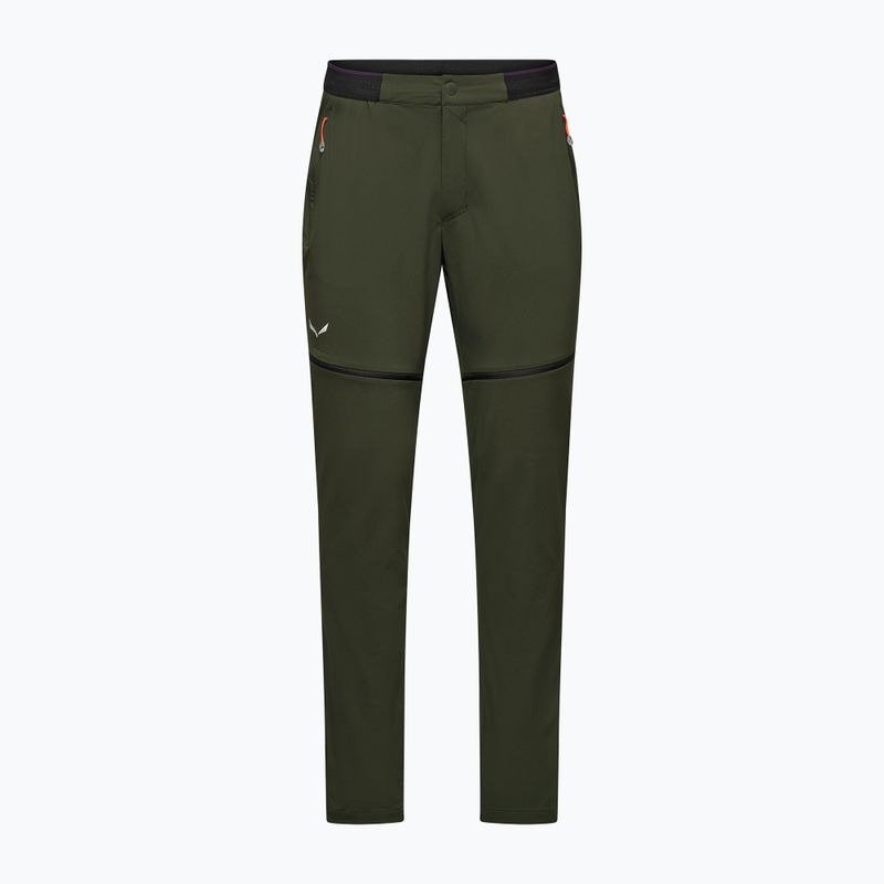 Мъжки панталони за трекинг Salewa Pedroc 3 DST 2IN1 dark olive 7