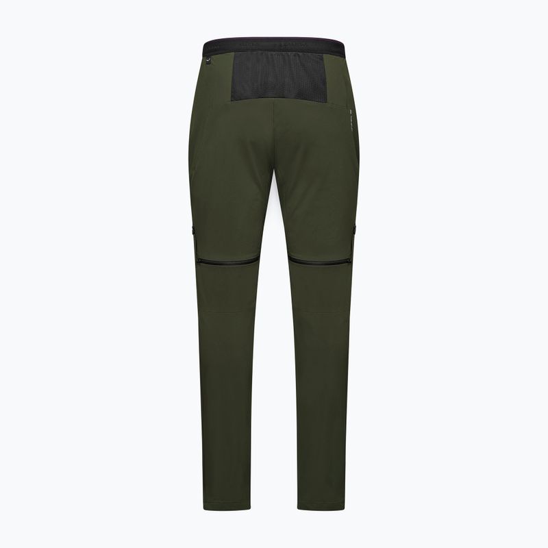 Мъжки панталони за трекинг Salewa Pedroc 3 DST 2IN1 dark olive 8