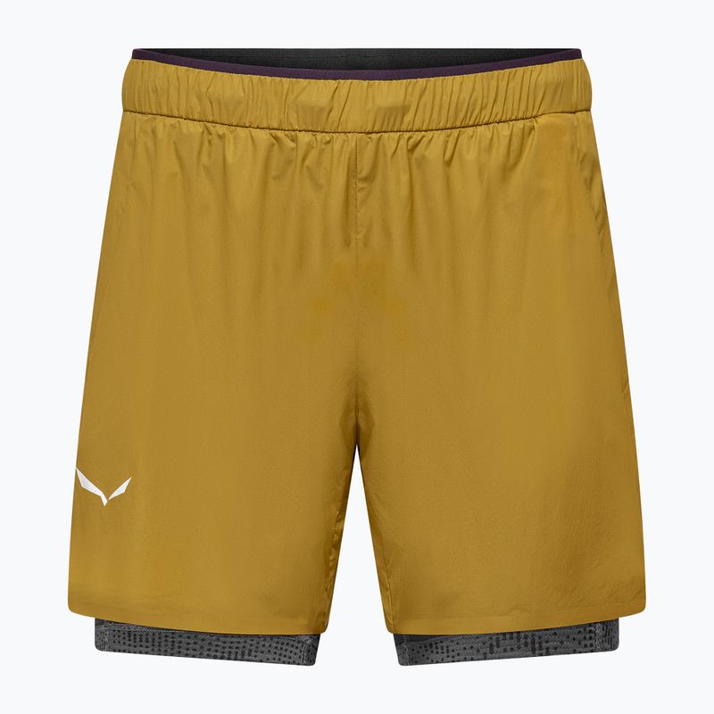 Мъжки шорти за трекинг Salewa Pedroc DST 2IN1 olive oil int/0870 7