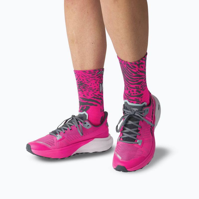 Чорапи DYNAFIT Run Wild Crew pink glo 6
