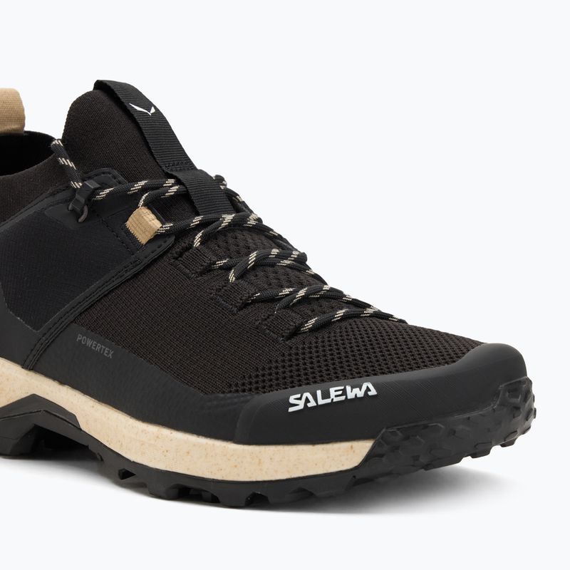 Мъжки ботуши за трекинг Salewa Puez 2 Knit Powertex black/black 7