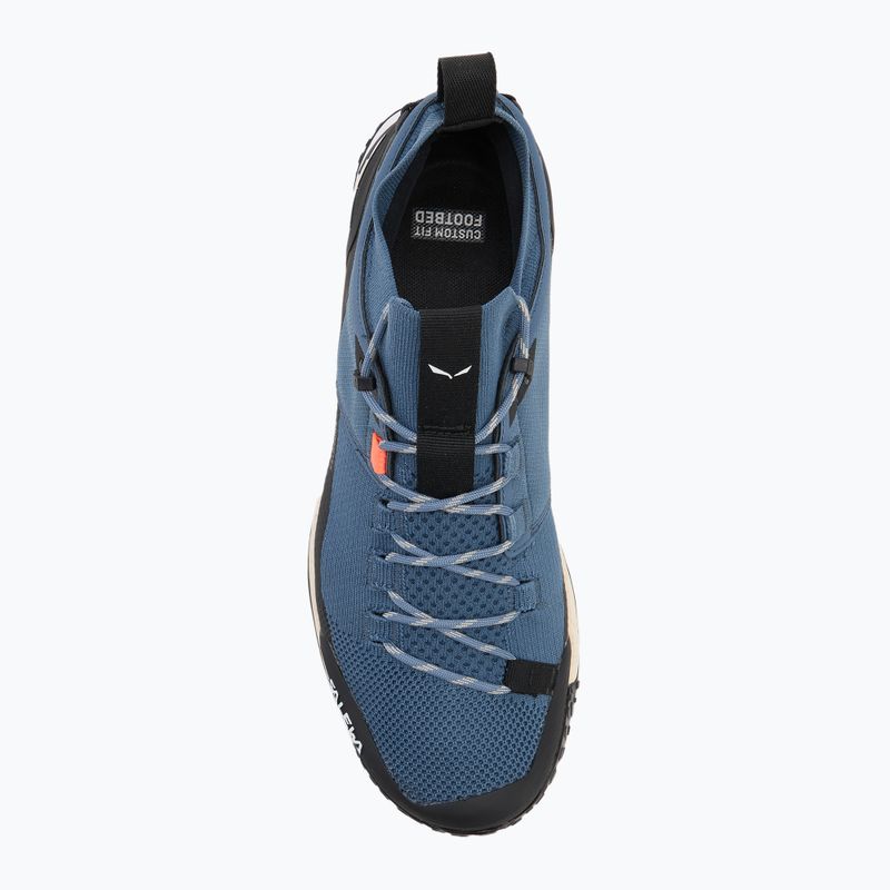 Мъжки ботуши за трекинг Salewa Puez 2 Knit Powertex java blue/black 5