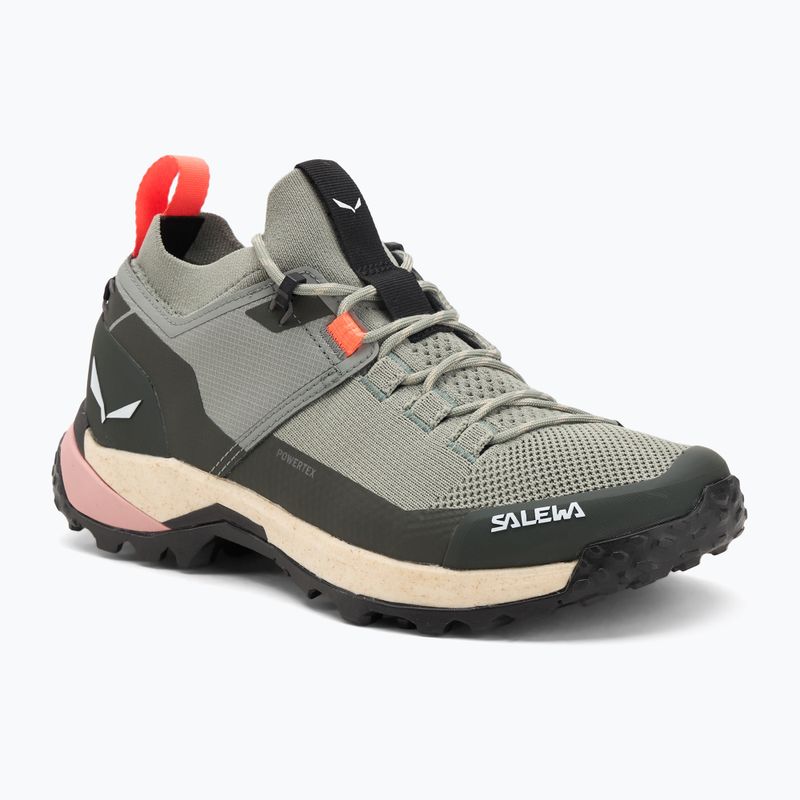 Дамски обувки за трекинг Salewa Puez 2 Knit Powertex shadow/dark olive