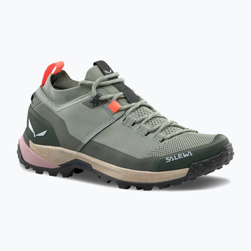 Дамски обувки за трекинг Salewa Puez 2 Knit Powertex shadow/dark olive 8