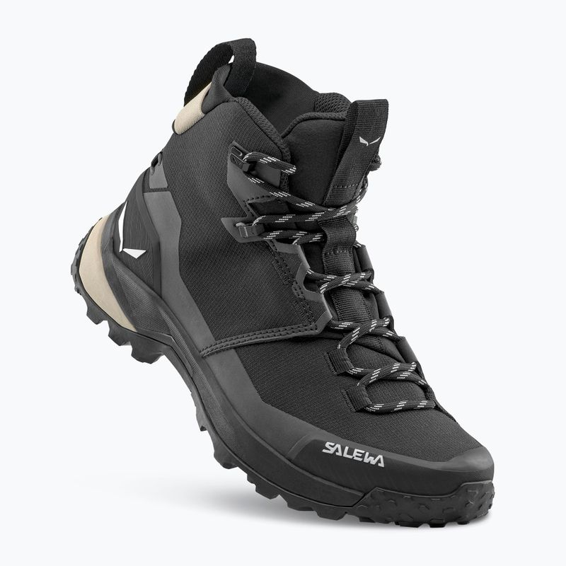 Дамски обувки за трекинг Salewa Puez 2 Mid Ptx black/black 3