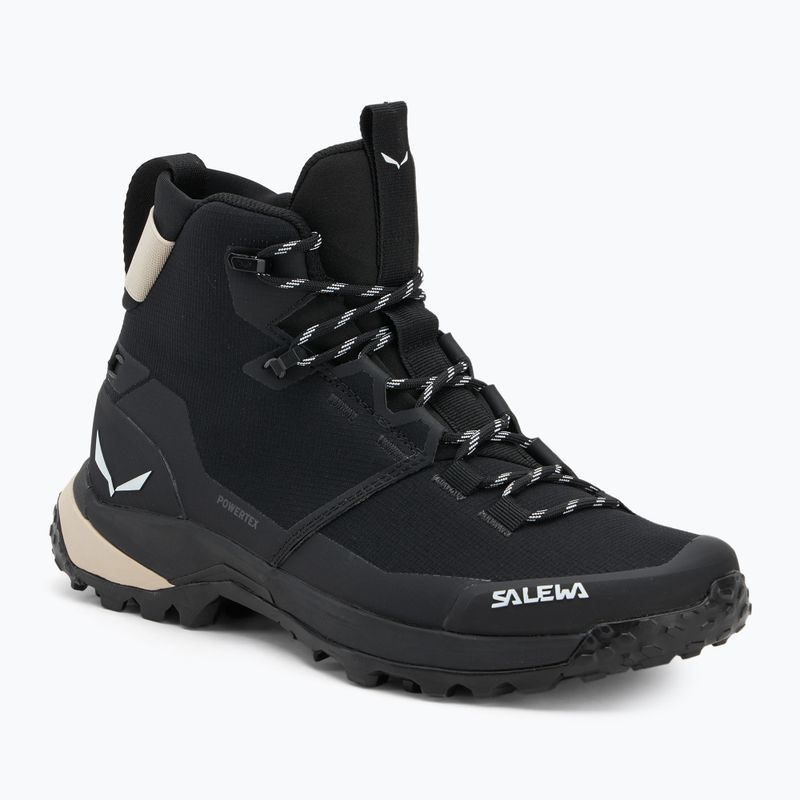Дамски обувки за трекинг Salewa Puez 2 Mid Ptx black/black