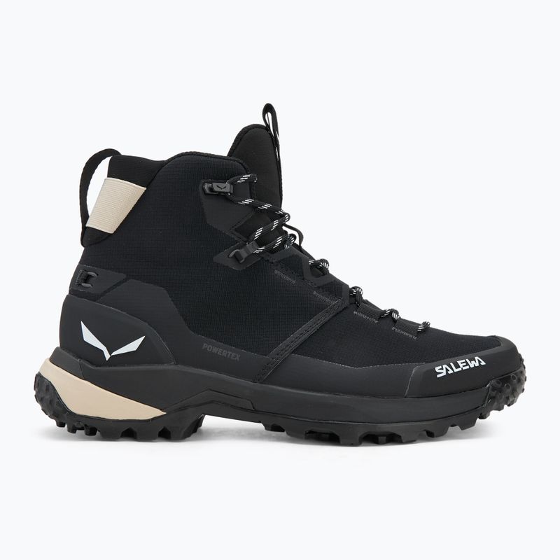 Дамски обувки за трекинг Salewa Puez 2 Mid Ptx black/black 2