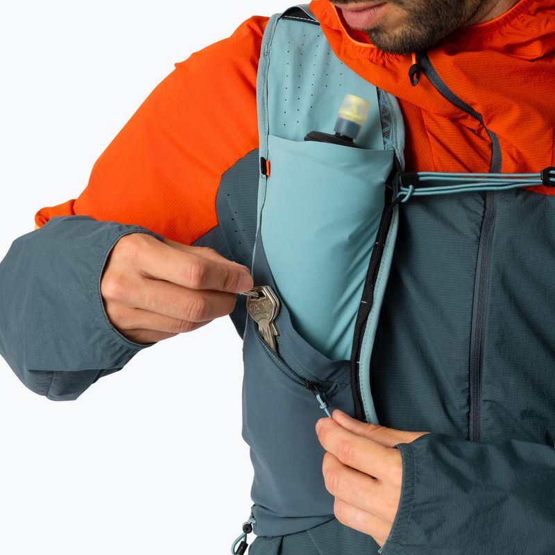 Жилетка за бягане DYNAFIT Alpine 8 Vest smoke blue/cinder 9