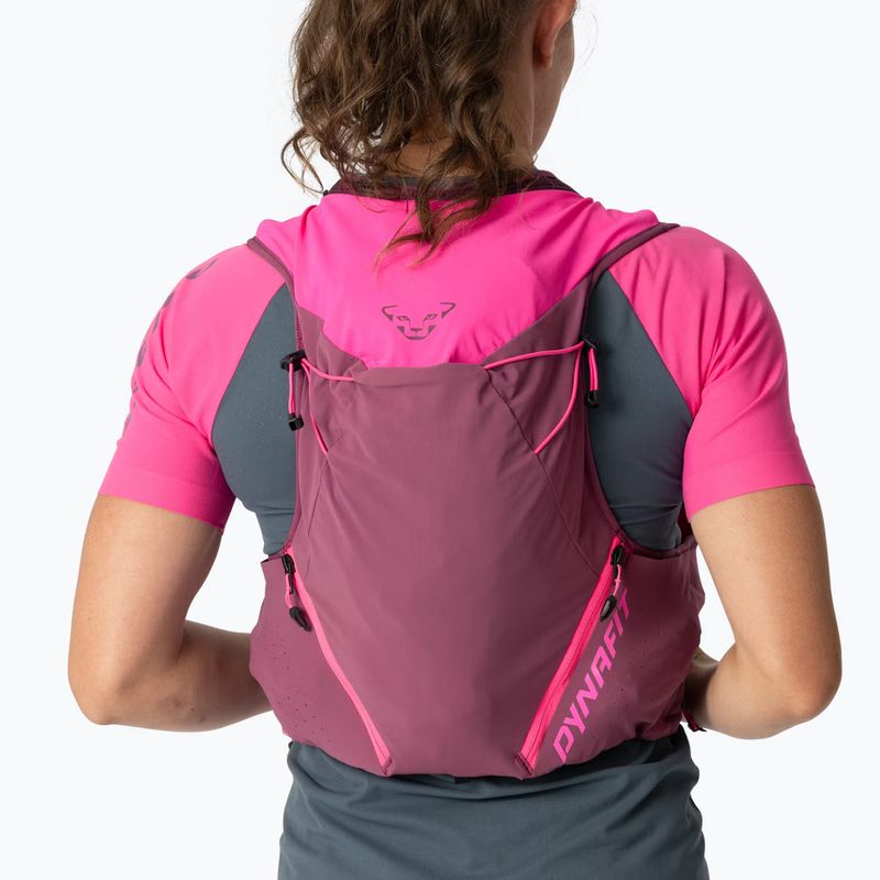 Жилетка за бягане DYNAFIT Alpine 15 Vest pink glo/amaranth 5