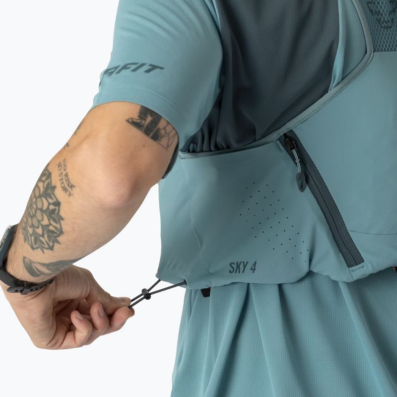 Жилетка за бягане DYNAFIT Sky 4 Vest smoke blue/cinder 8