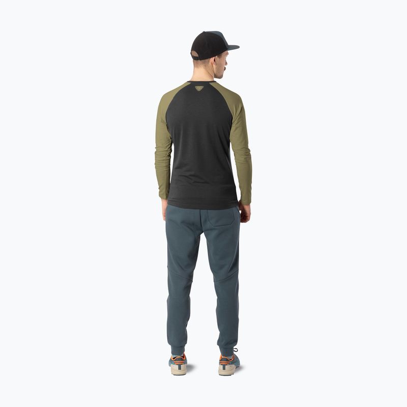 Мъжка блуза за бягане с дълъг ръкав DYNAFIT 24/7 military green/0910 3