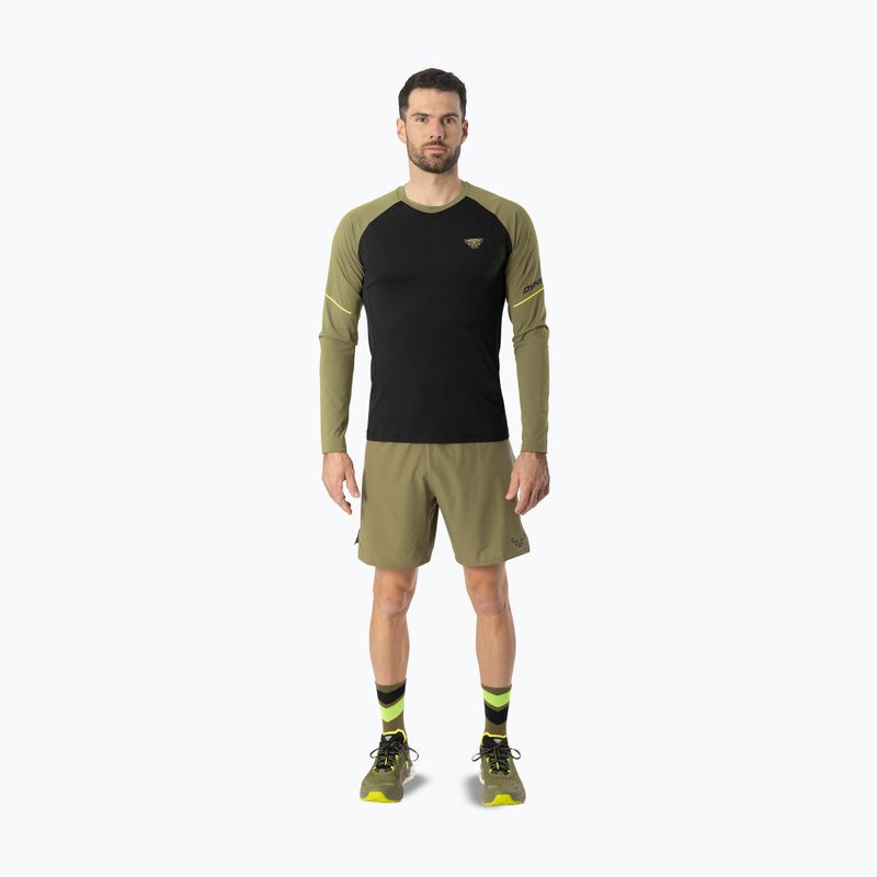 Мъжка блуза за бягане с дълъг ръкав DYNAFIT Alpine Pro military green/0910 2