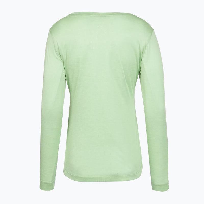 Дамска блуза с дълъг ръкав за  трекинг Salewa Puez Melange Dry pastel green melange 2