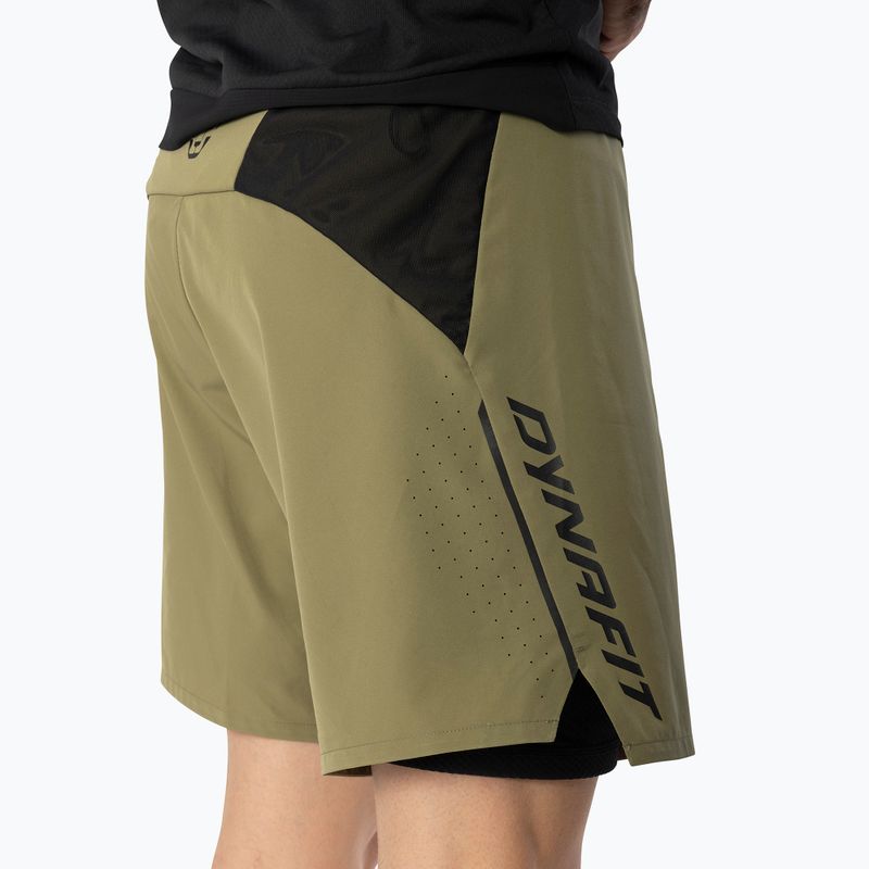 Мъжки шорти за бягане DYNAFIT Alpine Pro 2IN1 military green 5