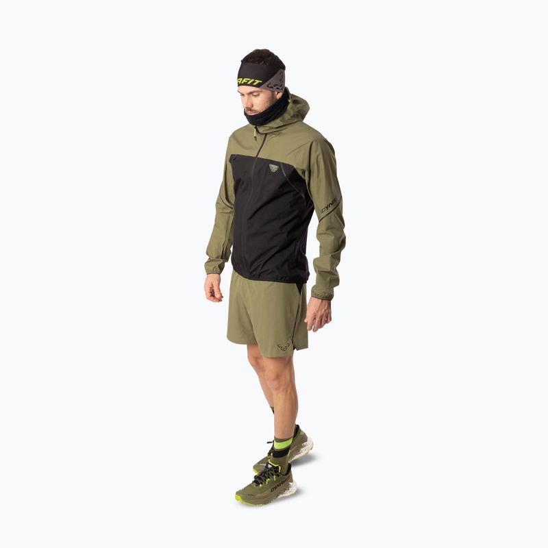 Мъжко яке за бягане DYNAFIT Alpine 3L military green/0910 2