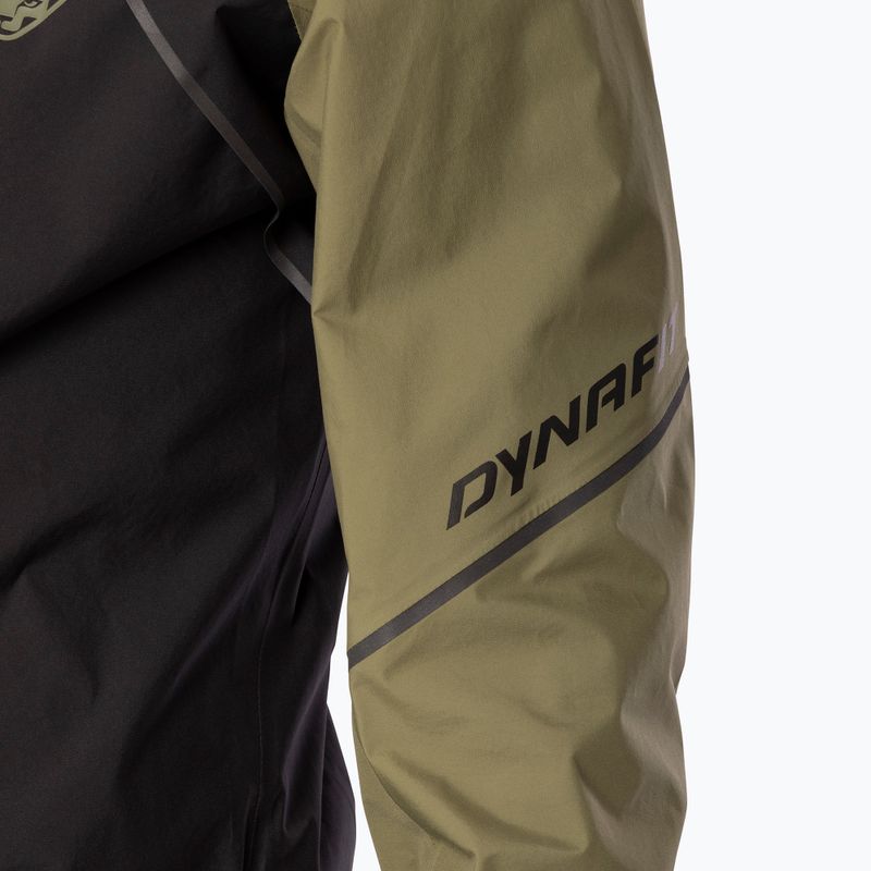 Мъжко яке за бягане DYNAFIT Alpine 3L military green/0910 6