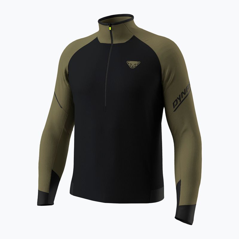 Мъжки суитшърт за бягане Dynafit Alpine LS 1/2 Zip Tee military green/0910 7