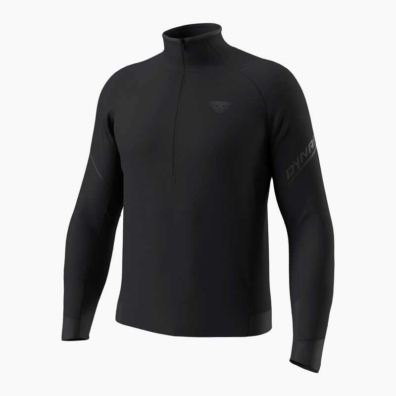Мъжки суитшърт за бягане Dynafit Alpine LS 1/2 Zip Tee black out