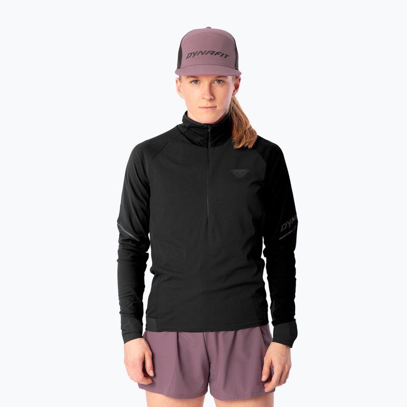 Дамски суитшърт за бягане Dynafit Alpine LS 1/2 Zip Tee black out