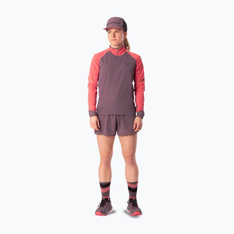 Дамски суитшърт за бягане Dynafit Alpine LS 1/2 Zip Tee cabana/6A90 2