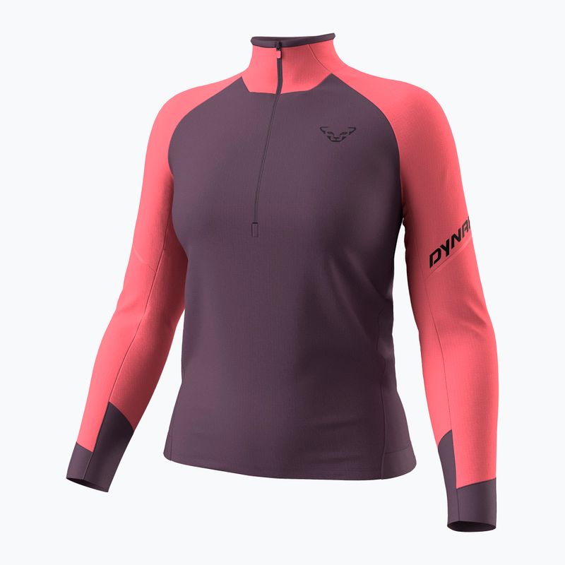 Дамски суитшърт за бягане Dynafit Alpine LS 1/2 Zip Tee cabana/6A90 7