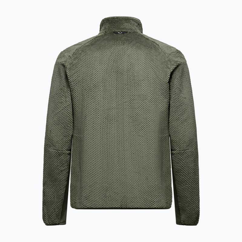 Мъжки суитшърт за трекинг Salewa Puez Warm Full Zip faded green 2