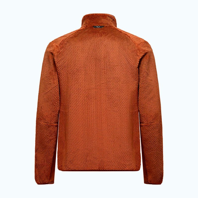 Мъжки суитшърт за трекинг Salewa Puez Warm Full Zip bombay brown 2
