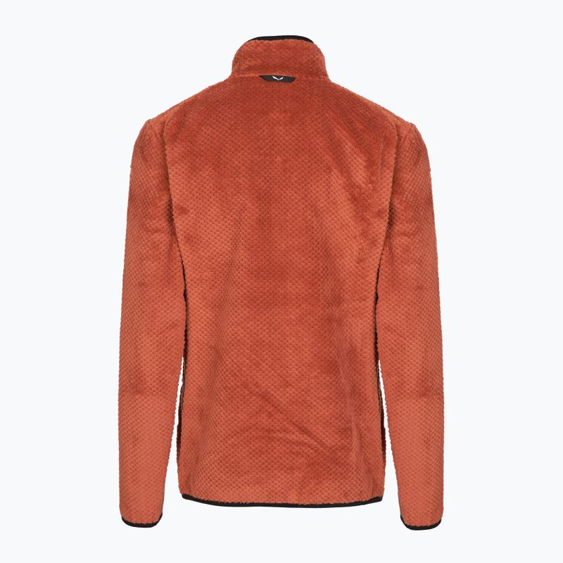 Дамски суитшърт за трекинг Salewa Puez Warm Full Zip etruscan red 2