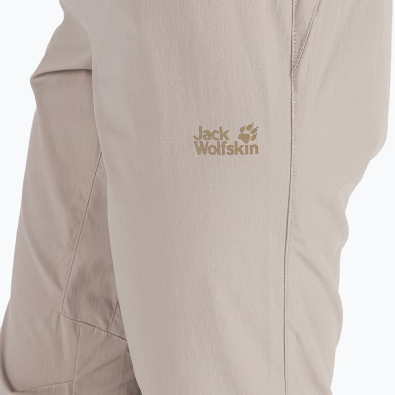Дамски софтшел дрехи Jack Wolfskin Activate Light 3/4 beżowe 1503721_5041 5