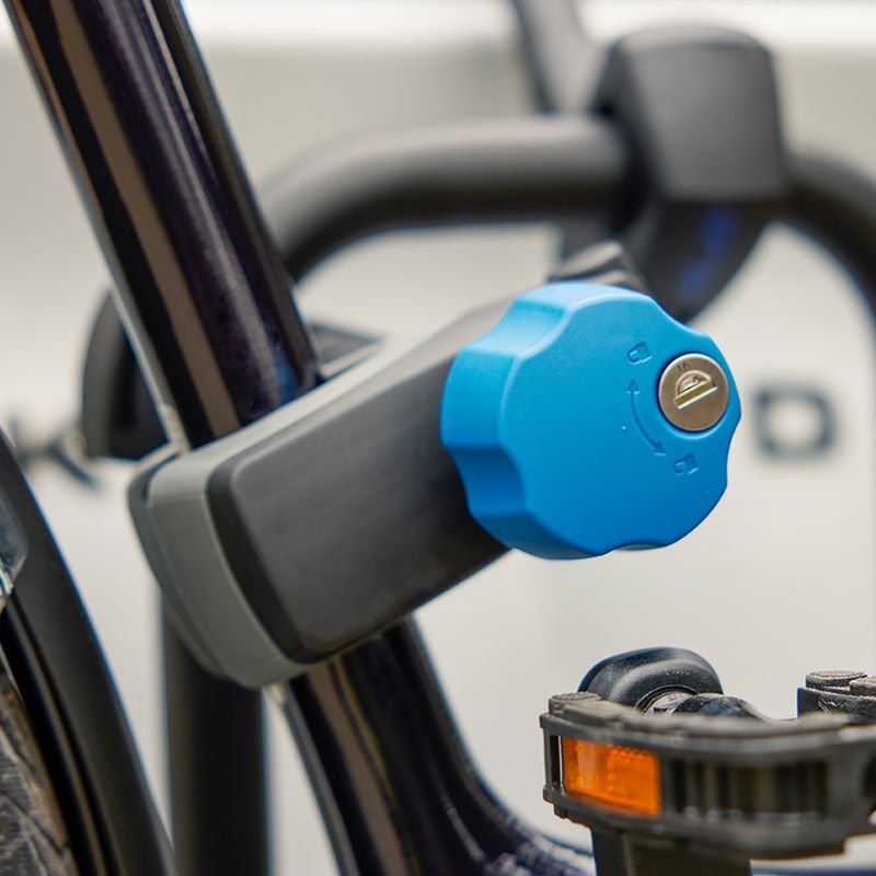 XLC Azura Xtra LED 2Bikes багажник за теглич сребристо/черно 10