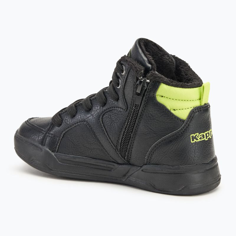 Buty dziecięce Kappa Grafton black/lime 3