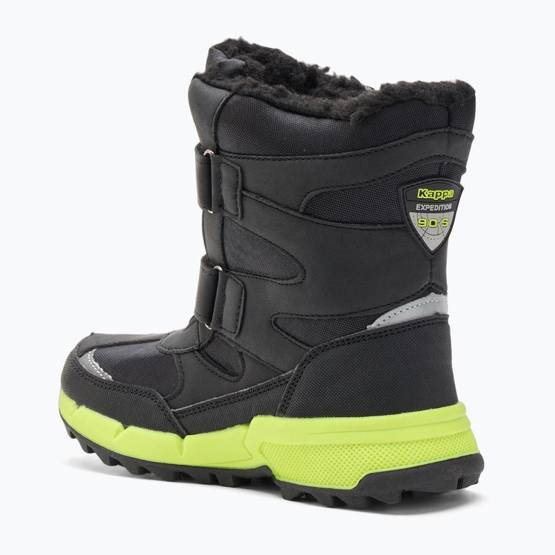 Śniegowce dziecięce Kappa Cekis Tex black/lime 3