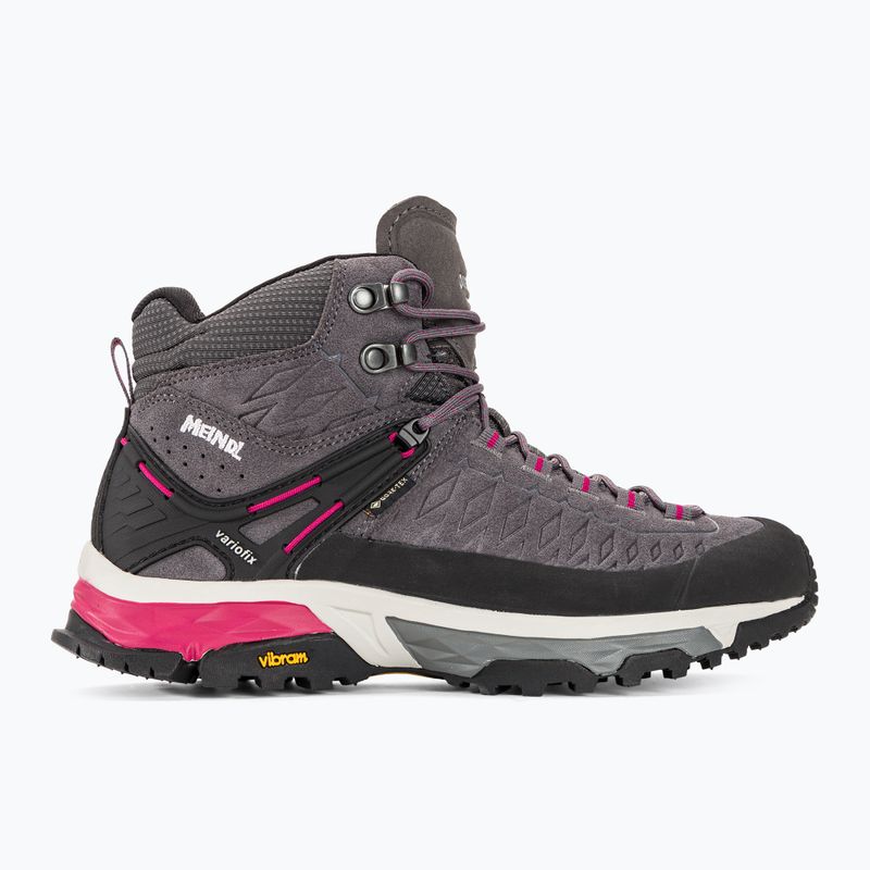 Дамски ботуши за трекинг Meindl Top Trail Lady Mid GTX grey/magenta 2