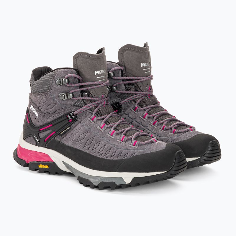 Дамски ботуши за трекинг Meindl Top Trail Lady Mid GTX grey/magenta 4