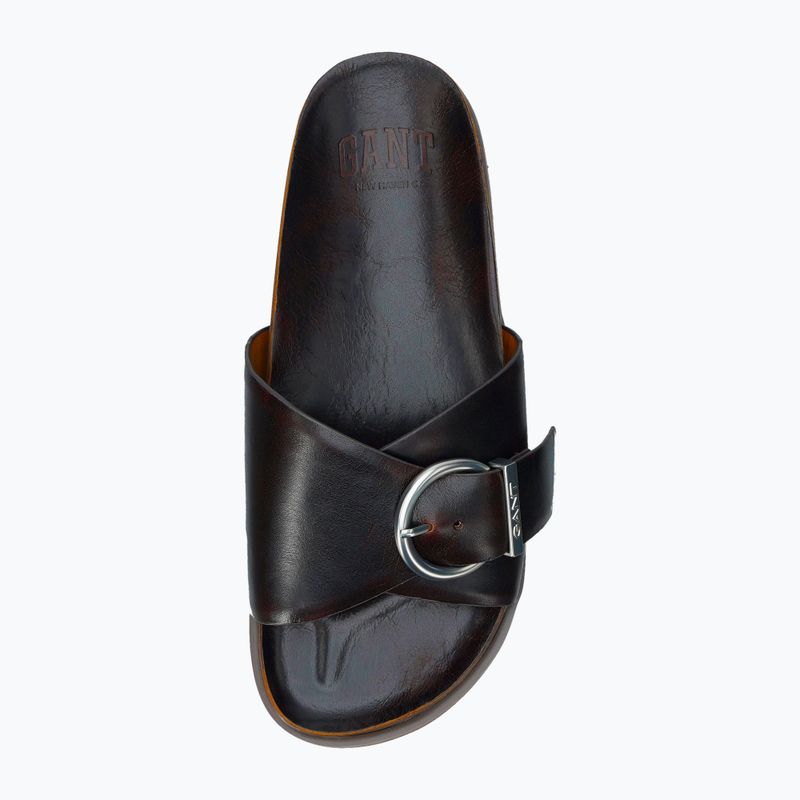 Дамски чехли GANT Mardale dark brown 5