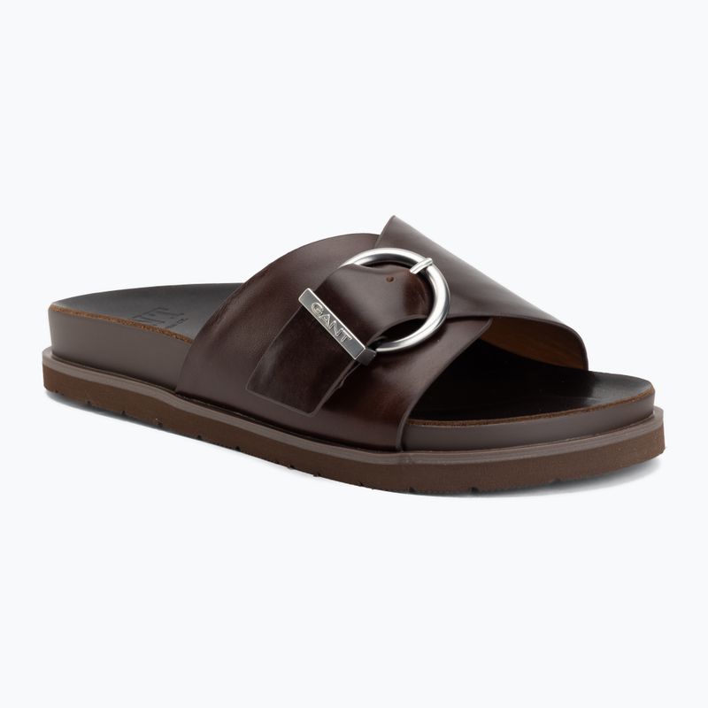 Дамски чехли GANT Mardale dark brown