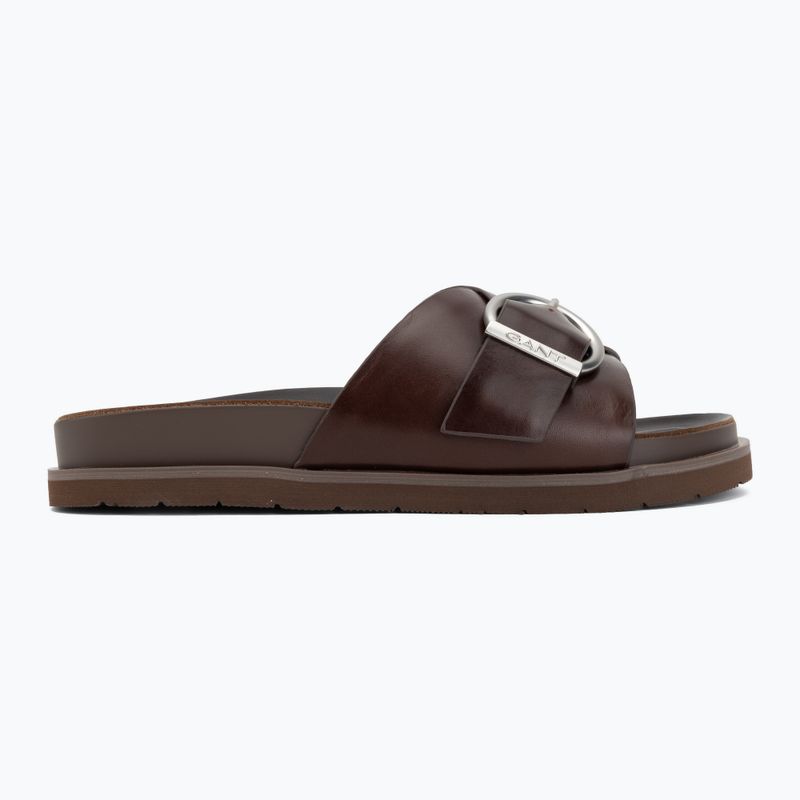 Дамски чехли GANT Mardale dark brown 2
