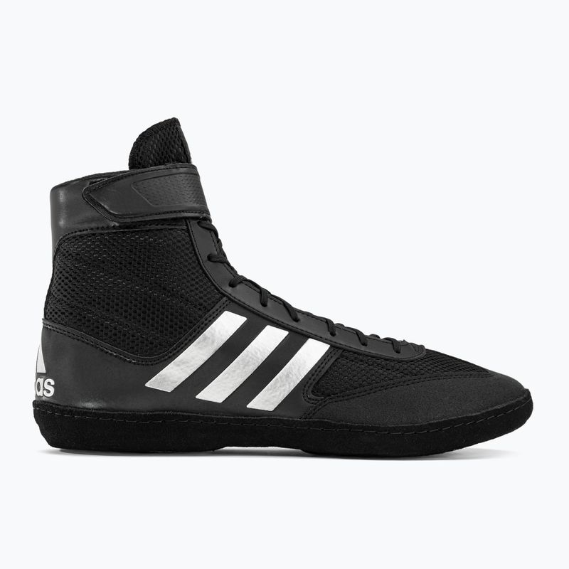 Мъжки боксови обувки adidas Combat Speed.5 черно/сребърно 2